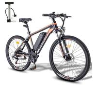 Fafrees E-Bike26 Inch 26 Hailong One Electric Mountain Bike Shimano 21 Speeds Black Multicolore