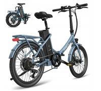 Fafrees F20 Lasting Blue E-Bike Folding 20 Inch With Battery 36v 18.2a, 250w 25 Km/H Shimano 7 Multicolore