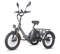 Fafrees F20 Mate electric tricycle, 500W motor, 21AH battery, 20*3.0 tire, foldable, gris