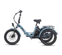 FAFREES F20 Mate Vélo Électrique - Moteur 500W Batterie 48V18.2AH Assisted Autonomie 110KM Freins Hydrauliques - Gris Bleu