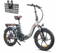 FAFREES F20 Pro Vélo électrique pliant 20” 500W - Batterie Amovible 36V 18Ah - Shimano 7 Vitesses VTT Électrique - Bleu