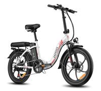 FAFREES F20 Vélo Électrique - Moteur 250W Batterie 36V18Ah 20'' Freins Mécaniques - Blanc