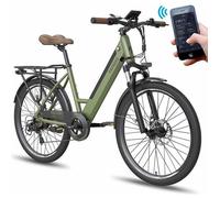 FAFREES F26 Pro Vélo électrique 26""- Moteur 380W - Batterie 14.5Ah/36V, Shimano 7 - Vélo de Ville avec contrôle APP, Autonomie