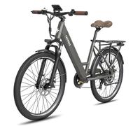 Fafrees F26 PRO Vélo électrique avec application et Shimano 7S Gears 26"" VTT électrique 250W 42Nm moteur sans balais 36V 14,5Ah Gris