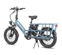 Fafrees FF20 CUV - Vélo cargo électrique - 250 W - 48 V - 24 Ah - Moyeu 20 pouces - Vitesse maximale 25 km/h - Bleu