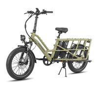 FAFREES FF20 CUV Vélo Électrique - Moteur 250W Batterie 48V24Ah 20 Pouces Pneus Freins à Disque Hydrauliques - Vert