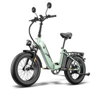 Fafrees FF20 Polar Vélo électrique urbains pliable 20 x 4,0"" Fat bike 48V 12 Ah Freins à câble avec Autorisation de l'UE Vert