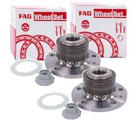 FAG 2x jeu de roulements de roue, avant 713610470 | Compatible avec: AUDI A1, A1 Sportback, A1 Sportback, A2, SEAT CORDOBA, IBIZA III, IBIZA IV, IBIZA IV SC, IBIZA IV ST