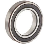 FAG 6003-2RSR-C3 Roulement à billes à rainure profonde simple rangée double scellée cage en acier C3 dégagement métrique 17 mm ID 35 mm OD 10 mm de large vitesse de rotation maximale 14000 tr/min Capacité de charge statique 731 lbf Capacité de charge dynamique 1360 lbf Capacité de charge dynamique