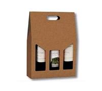 Fag Arts Graphiques Panier pour 3 Bouteilles, Multicolore, Taille Unique