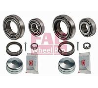 FAG Kit de roulement de roue 713 8026 10 Essieu arrière contient deux kits de roulements de roue Compatible avec AUDI A4 B5 Avant 8D5 A4 B5 Berline 8D2 Cabriolet B4 8G7, VW Caddy II Van 9K9A