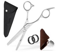 Fagaci Ciseaux Coiffure Desepaissir avec des Lames Extrêmement Tranchantes, Ciseaux Effileur Coiffure en Acier 440C, Durables, à Mouvement Doux et à Ciseaux Desepaississant Coupe Fine