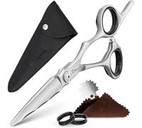 Fagaci Ciseaux Coiffure Professionnel 5 Pouces Acier Japonais Pour des Coupes Ultra-précises, Ciseaux Cheveux Lames d'une Netteté Rasoir, Durabilité Extrême