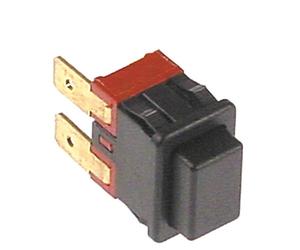 Fagor bouton-poussoir pour température ambiante jusqu'à 105 °C Noir 250 V 16 A 1 NO 1 broches