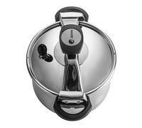 Fagor Autocuiseur à étrier Clásica Bombe 6 – 6 L, Inox 18/10, Induction, 3 systèmes de sécurité