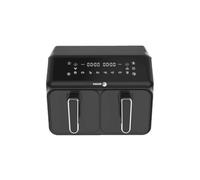 Airfryer 8L - Fagor - Friteuse Sans Huile 2 Cuves De 4L - 2200W - 8 Programmes - Noir