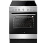 Fagor Cuisinière vitrocéramique FACV3004S – 62 L – 4 feux – Silver