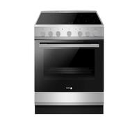 Cuisinière vitrocéramique 62l 4 feux silver FACV3004S