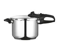 FAGOR Duo Autocuiseur super rapide, acier inoxydable 18/10, fond thermodiffuseur IMPAKSTEEL, 5 systèmes de sécurité, 2 niveaux de pression (6 L)