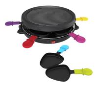 FAGOR FG830 - Appareil a Raclette - Grill- 2 en 1 - 6 personnes - 30 cm - 800W - Revetement anti adhérent - Voyant lumineux