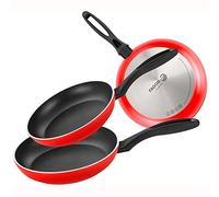 Set Poêles à Frire Induction 20-24-28 cm Aluminium Forgé Antiadhésif sans PFOA