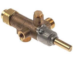 Fagor Robinet de gaz de Cal 3200 avec tube sortie thermocouple connecteur M8 x 1 axe ø 10 x 8 x 30 mm