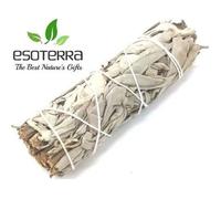 Lot de 2 Bâtons de sauge blanche Apiana Californie Ficelle 11cm 25 à 30g