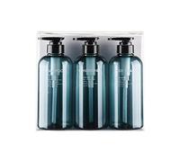 Faguo 3 pièces 500 ML Ensemble de Bouteilles vides shampooing Gel Douche conditionneur de Cheveux Presse Distributeur