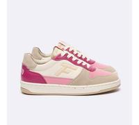 Faguo - Alder Leather Suede - Chaussures lifestyle femme Écru / Rose - 38