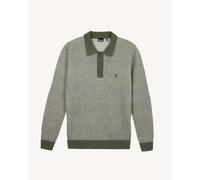 Faguo - Aulnay Knit - Pullover homme Dark Lichen / Ecru - S