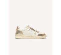 Faguo - Commute 1 Leather Suede - Chaussures lifestyle femme Crème / Doré - 40