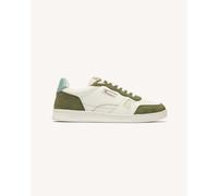 Faguo - Commute 1 Leather Suede - Chaussures lifestyle homme White / Kaki - 45