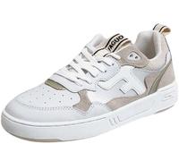 Faguo, Dahlia Leather Sue S25CF3207, Femme Basket_Mode_Basse Blanc bi-matière - 39 EU