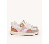 Faguo - Dahlia Leather Suede - Chaussures lifestyle femme White / Dusty Pink - 40