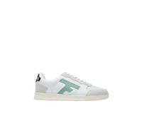 Faguo - Hazel Baskets Leather Suede - Chaussures lifestyle homme White / Lichen / Navy - 42