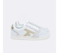 Faguo - Hazel Leather - Chaussures lifestyle femme Blanc / Or - 36