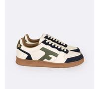 Faguo - Hazel Leather - Chaussures lifestyle homme Écru / Bleu Marine - 40