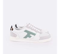 Faguo - Hazel Leather Suede - Chaussures Blanc / Vert d'eau - 40