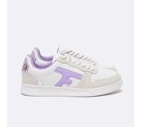 Faguo - Hazel Leather Suede - Chaussures lifestyle femme Blanc / Violet - 40