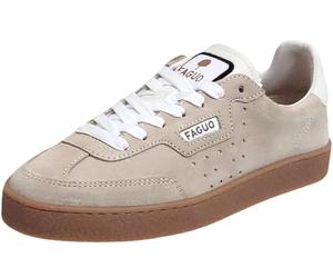 Faguo, Lumbo S25CG0201, Femme Basket_Mode_Basse Beige bi-matière - 38 EU