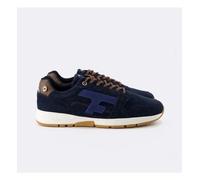Faguo - Runnings Suã¿De Et Cuir Olive - Bleu - 42