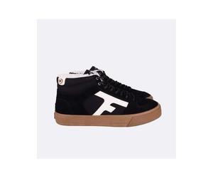 Faguo - Tennis Suã¿De Et Coton Recyclã© Walnut Mid - Noir - 43