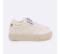 Faguo - Walnut Platform Coton - Chaussures lifestyle femme Blanc - 38
