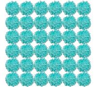 FagusHome 35 Pièces Têtes Fleur d'hydrangea 18CM Artificielle Fleur Artificielle avec Tiges Fausses Fleurs d'hortensia Bouquets pour Décoration (Lampes fluorescentes)