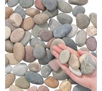 FAHAXIKI Roches de rivière naturelles de 2,3 kg de galets et pierres de rivière, pierres végétales de 2,5 à 5,1 cm pour l'aménagement paysager, pavage de jardin, artisanat, allées et pierre décorative