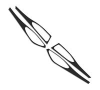 FAHBSTR Autocollant décoratif pour A&lfa pour Romeo pour Giulia 2017-2019 4 Pièces Garniture Panneau Porte Intérieure(Noir)