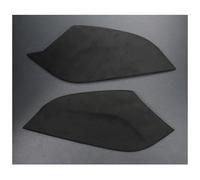 FAHBSTR Autocollant décoratif pour A3 8V S3 2013-2020 Autocollant Protection pour Console Centrale Voiture Cuir Suédé ABS(Noir)