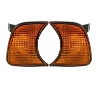 FAHBSTR Clignotant Rétroviseur Portière Pour B&MW Série 5 E34 1989-1995 63131384033 63131384034 Clignotants D'angle Pare-chocs Avant(Pair)