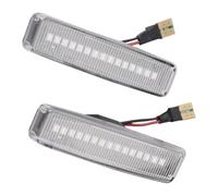 FAHBSTR Clignotant voiture Pour B&MW Pour Série 5 E39 1995-2003 M5 LED Clignotant Dynamique Feu De Position Latéral Lampe Séquentielle(Dynamic Crystal)