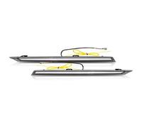 FAHBSTR Clignotant voiture Pour T&oyota Pour RAV4 2019-2021 2 Pièces Feux Jour À LED Couvercle Ventilation Capot Voiture Décoration DRL(Clear Lens)